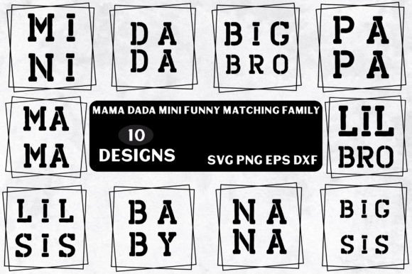 Download Mama Dada Mini Funny Matching Family - Match Collection