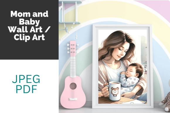 Download Mom and Baby Wall Decor / Clip Art - Baby wall decor Collection