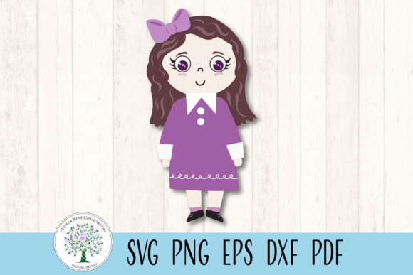 Download Vintage Girl Doll Character Illustration - Premium Resources