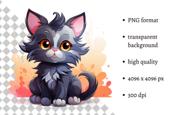 Download Pastel Pink Halloween Cat PNG Clipart - Premium Resources